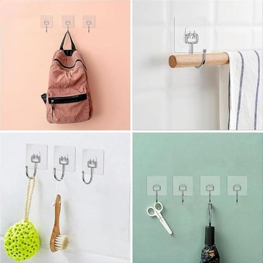 Transparent Large Hook Sticker