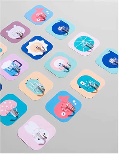 Hooks-Cartoons Strong Adhesive Wall Sticky Hooks(Pack of 6)