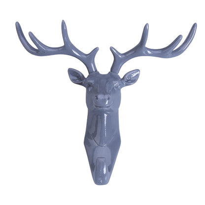 Hanging Hook- Self Adhesive Deer Head Hanging Hook (Pack of 2)