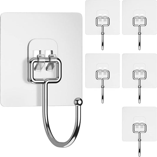 Transparent Large Hook Sticker