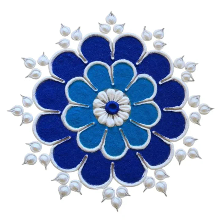 Rangoli Making Kit Includes Magic Tool (4 inch) Random Design