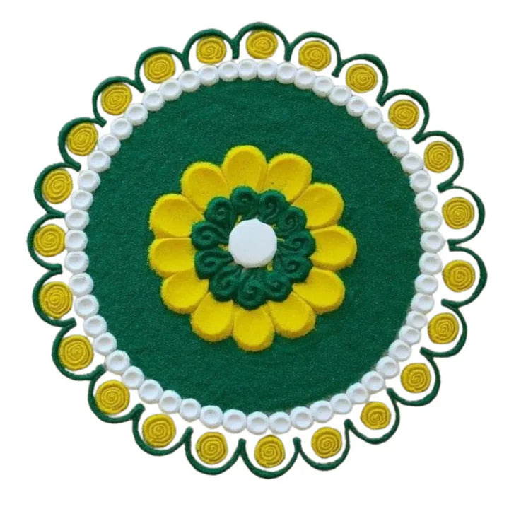 Rangoli Making Kit Includes Magic Tool (4 inch) Random Design